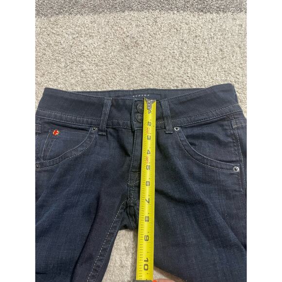 Hudson Women's Size 25 Slim Fit Boot Cut Jeans Blue A01373 W170DHA Made in USA - Picture 4 of 15